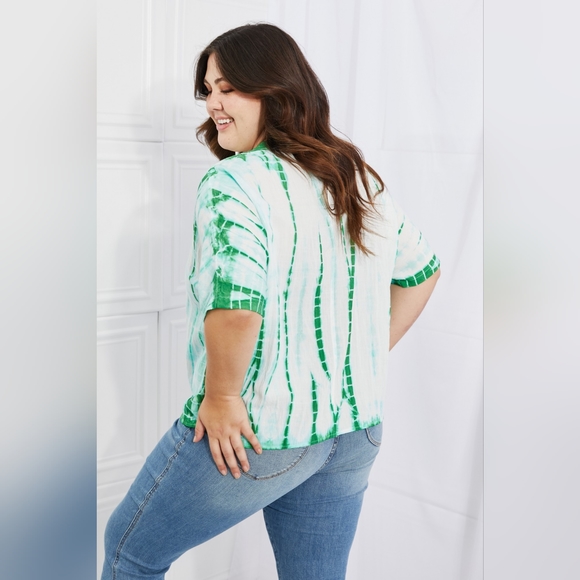 Sew In Love Beachy Keen Full Size Tie-Dye Top - Picture 9 of 12